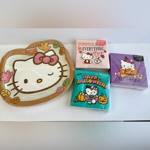 Hello Kitty Halloween Plates and Napkins